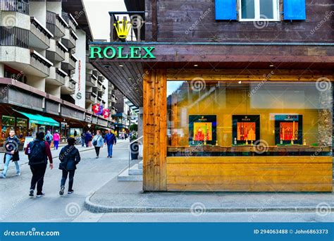 Zermatt, Bahnhofstrasse Official Rolex Retailer .